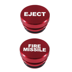 Fire Missile Eject Button Bilcigarettändare Plugglock Cover FIRE MISSILE
