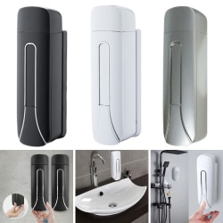 Tvålautomat för badrum Väggmonterad självhäftande behållare Black