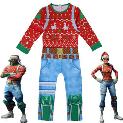 Barn Halloween Party Kostym Jul Ranger Suit Långärmad As pics 130CM