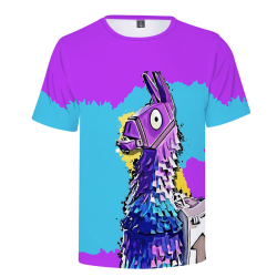 FORTNITE Casual T-shirt Unisex 3D-tryckt Fitness Top Alpaca Alpaca 3XL