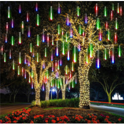 Meteor Shower Lights LED Julgran Lampa Strip Dekor Lights colorful