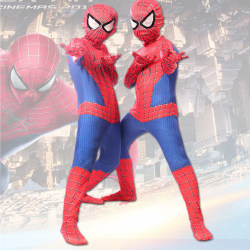 Halloween Cosplay Jumpsuit Superhjälte Kostym Body för barn As pics 90-100