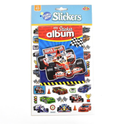 Sticker Album Race, 45 stickers - Robetoy