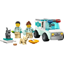 LEGO City 60382 eläinten pelastusrekka