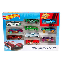 Hot Wheels Fordon 10-pack i skalan 1:64
