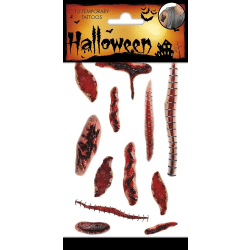 Halloween tatoveringer Blood & Wounds