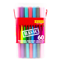 Sense Fiberpennor Basic 60-Pack