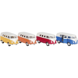 VW T1 Buss i Metall, Folkvagnsbuss, 13,5 cm 12 ST!!!- Goki
