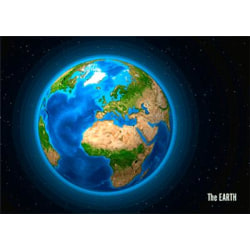 Kort 3D Earth, Europe - Kalikå