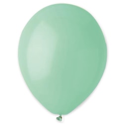 Latex Ilmapallot Yksiväriset - Mintunvihreä 25 kpl - Balloon Kin