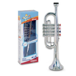 Silverfärgad Trumpet - Ga Toys