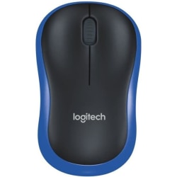 Logitech trådlös optisk mus - M185 Blue