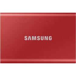 SAMSUNG extern SSD T7 USB typ C färg röd 1 TB