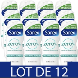 [Förpackning med 12] SANEX Essential Shower Gels Normal Hud - 7