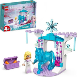 LEGO 43209 Disneys Elsa och Nokks isstall, byggbar fryst leksak