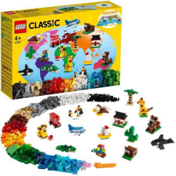 LEGO 11015 Klassiska kreativa tegelstenar 'Runt om i världen' m