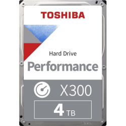 Intern hårddisk - TOSHIBA - X300 - 4TB - 7200 rpm - 3.5 Box Retail (HDWR440EZSTA)