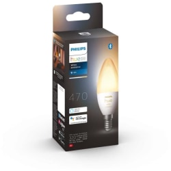 PHILIPS Hue White Ambiance - Smart LED-flamelampa E14 - 6W - Bl
