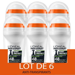[Pack of 6] L'OREAL MEN EXPERT Roll-on Deodorant Shirt Protect