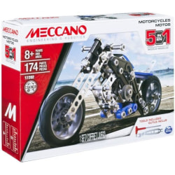 MECCANO Box med 5 motorcykelmodeller
