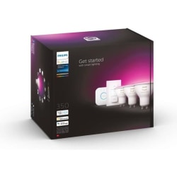 PHILIPS White &amp; Colour Ambiance GU10 Smart LED-lampa startsats
