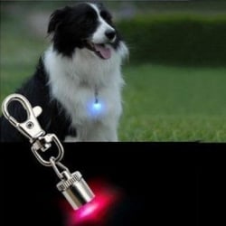 Skarpt LED ljus för hund. Fästes på halsbandet
