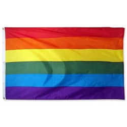 Stor Prideflagga / Regnbågsflagga