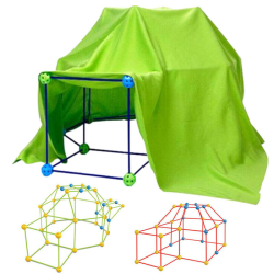 Barn som bygger ditt eget håla Kit Play Construction Fort Tent