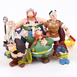 Klassisk Frankrike Tecknad Asterix äventyr PVC-figurer