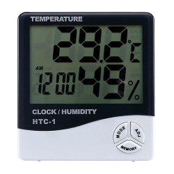 digitala LCD-klockor med termometer Hygrometer Fuktighet