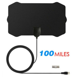 100 Miles TV-antenn 4K 1080Pest HDTV Digital inomhus