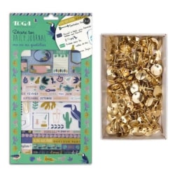 Jungle bullet journal box + 150 gyllene stift