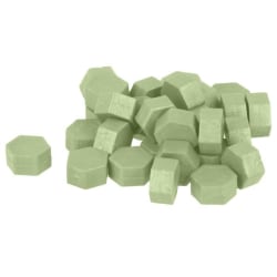 Hexagonala vaxpärlor 30 g - Ljusgrön