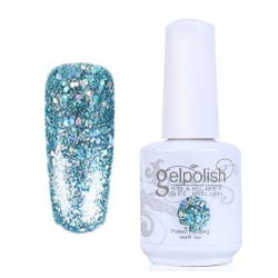 Gellack Gelish Startkit inklusive en färg sparkling Turquoise