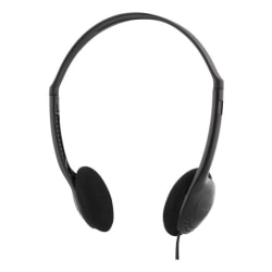 DELTACO Stereo Headphones hörlur med volymkontroll