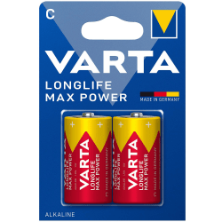 VARTA Longlife Max Power C / LR14 Batteri 2-pack