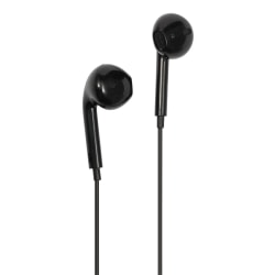 STREETZ Semi-in-ear hörlurar, 3-knapps, USB-C, svart