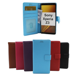 New Standcase Wallet Sony Xperia Z3 (D6603) Svart