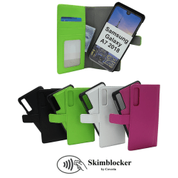 Skimblocker Magnet Wallet Samsung Galaxy A7 2018 (A750FN/DS) Svart