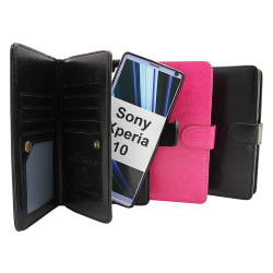 Crazy Horse XL Magnet Wallet Sony Xperia 10 Hotpink