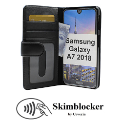 Skimblocker Plånboksfodral Samsung Galaxy A7 2018 (A750FN)