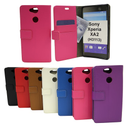 Standcase Wallet Sony Xperia XA2 (H3113 / H4113) Hotpink