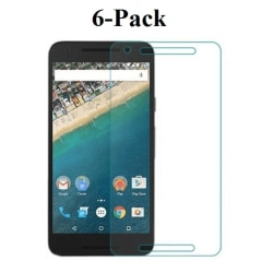 6-Pack Skärmskydd Google Nexus 5X (H791)