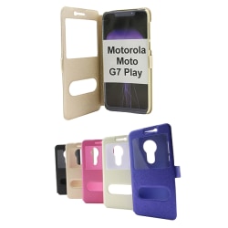 Flipcase Motorola Moto G7 Play Svart
