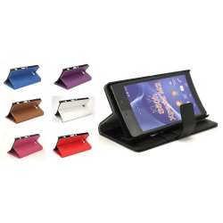 Standcase wallet Sony Xperia M2 (D2303) Röd