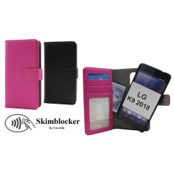 Skimblocker Magnet Wallet LG K9 2018 (LMX210) Svart