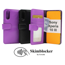 Skimblocker Plånboksfodral Sony Xperia 10 III (XQ-BT52) Svart
