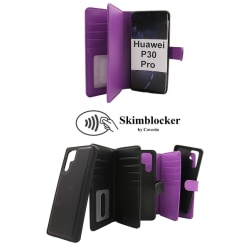 Skimblocker XL Magnet Wallet Huawei P30 Pro (VOG-L29) Svart