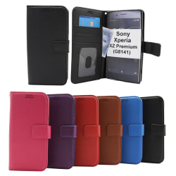 New Standcase Wallet Sony Xperia XZ Premium (G8141) Brun