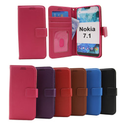 New Standcase Wallet Nokia 7.1 Svart